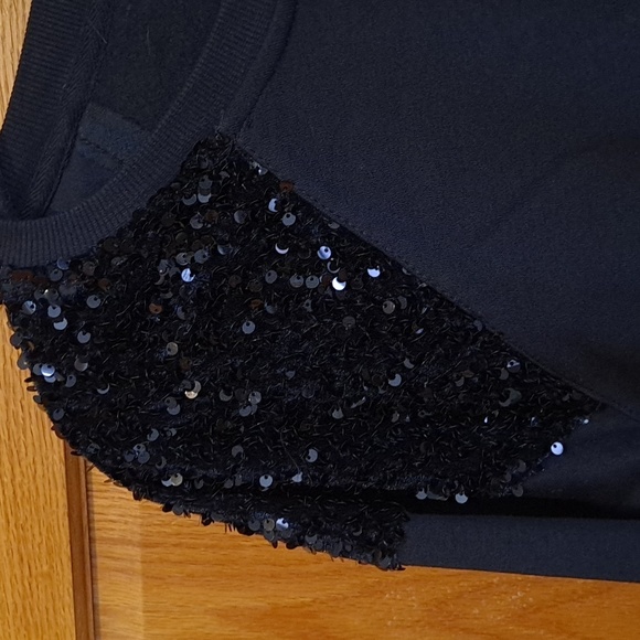 NWT Maurices Sequin Shoulder Sweatshirt - Picture 3 of 7